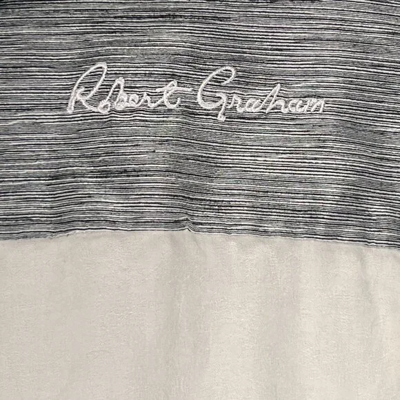 Robert Graham White Button Up LS Shirt Contrasting Collar Cuffs Classic - Picture 5 of 16